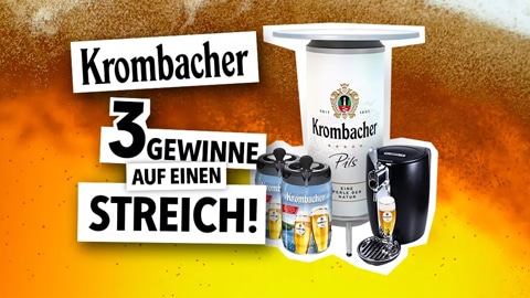 krombacher stehtisch gewinnspiel