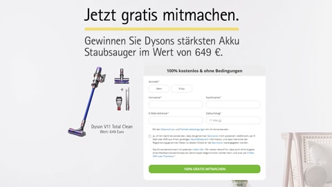 Staubsauger Gewinnspiel