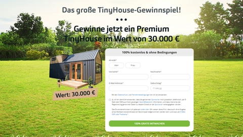 Tinyhouse Gewinnspiel