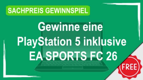 Gewinne eine PlayStation 5 inklusive EA SPORTS FC 26