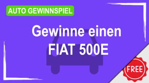 Gewinne mit Kaufland und Raffaello einen Fiat 500E
