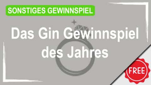 Das Gin Gewinnspiel des Jahres