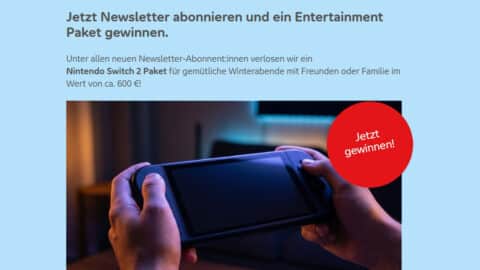 Gewinne mit Aktion Mensch ein Nintendo Switch 2 Paket