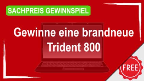 Gewinne eine brandneue Trident 800 in Carnival Red